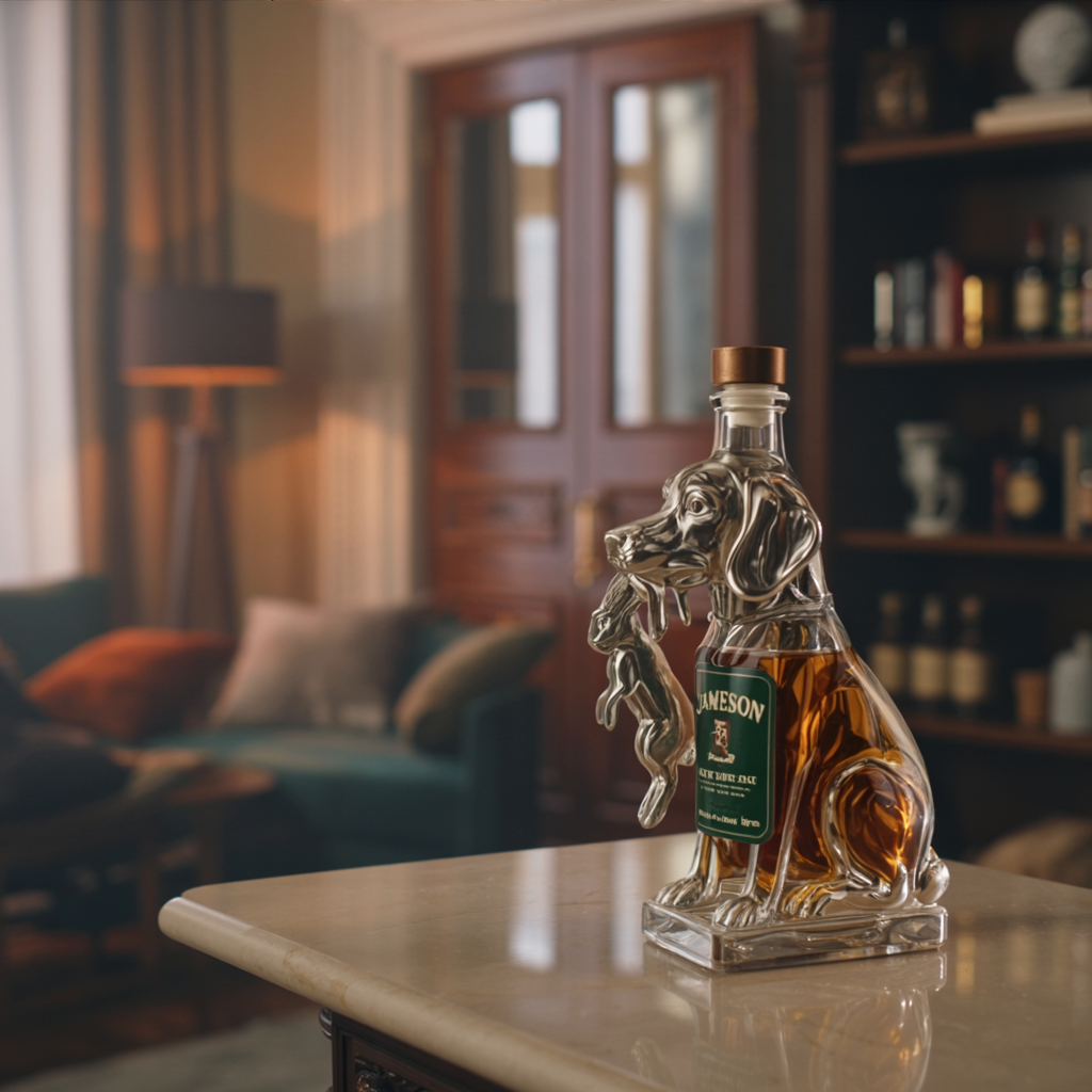 Whiskeyflasche - Sonderedition Treue Freunde