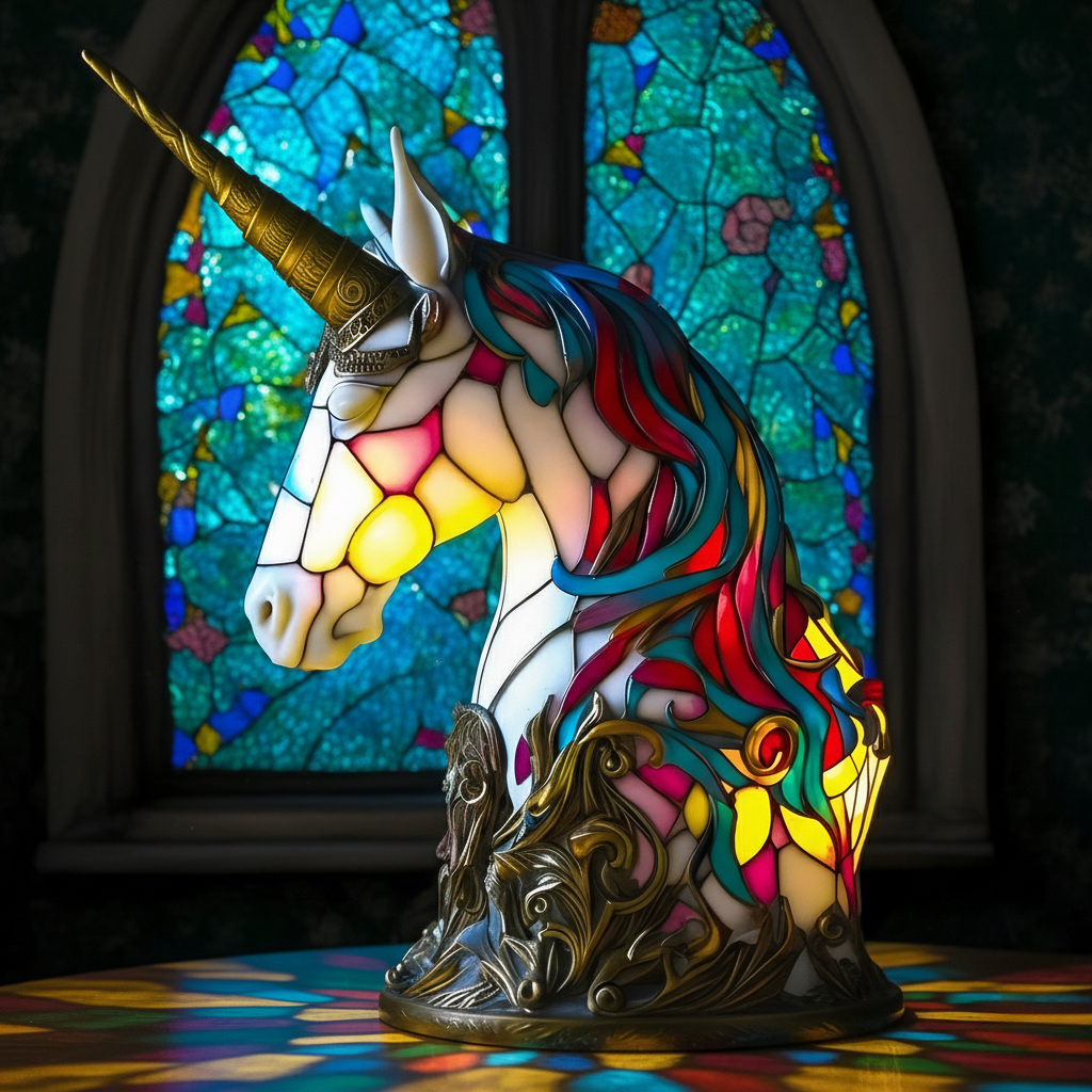 Unicorno Luna – Lampada Incantevole LED