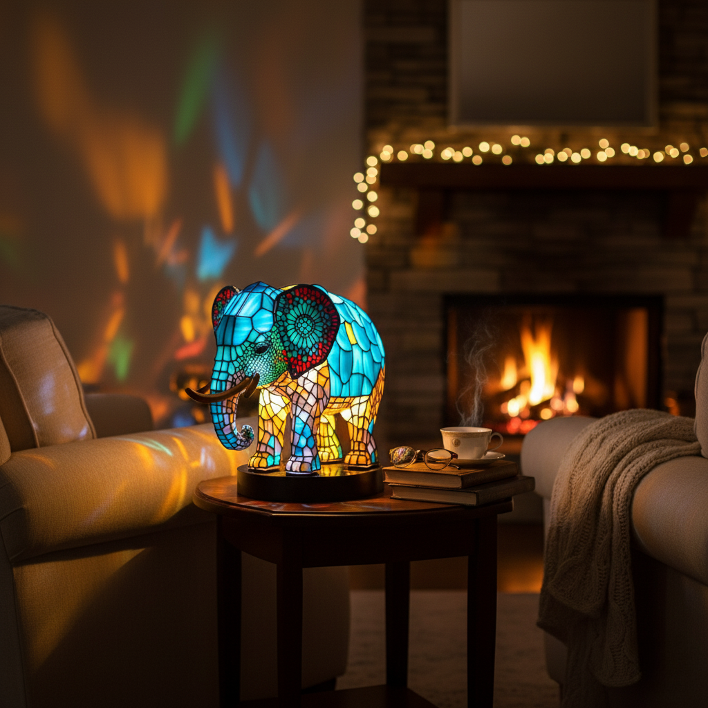 Elefante Noa – Lampada Incantevole LED