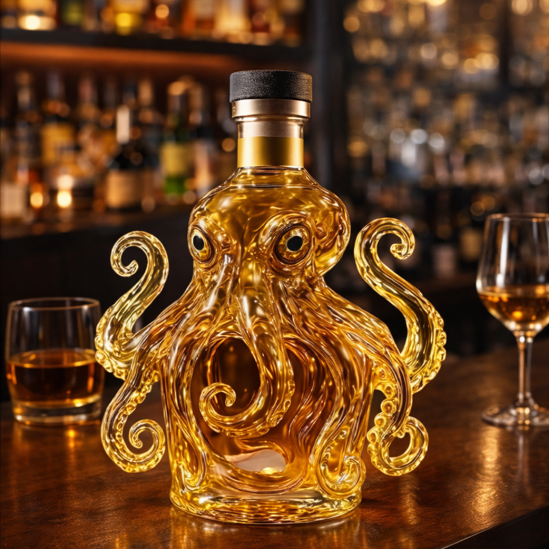 Whiskyflasche Oktopus-Edition