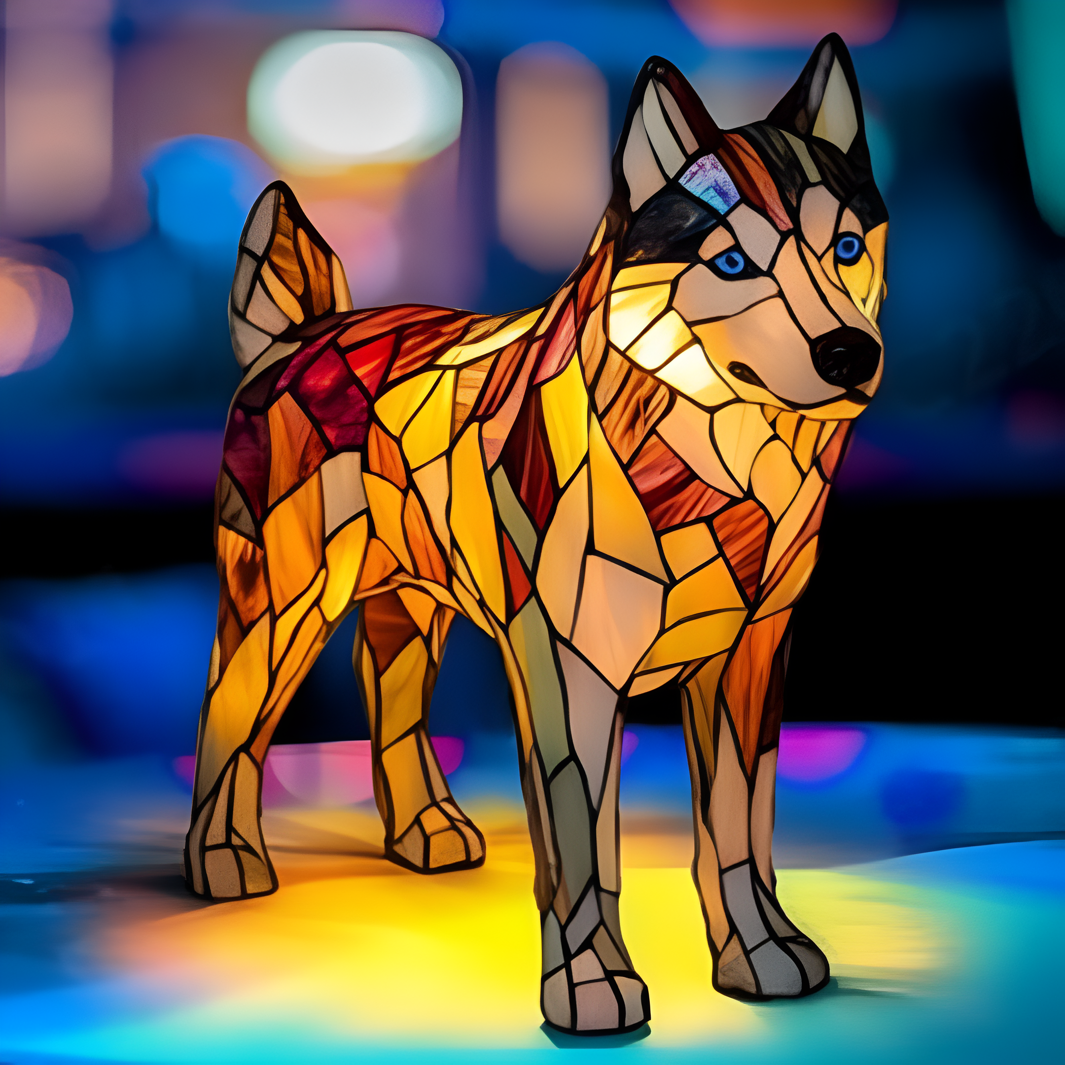 Corgi Nala – Luce Eterna e Calore Domestico