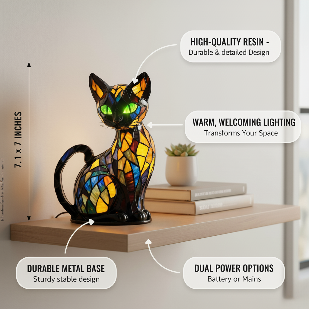 Gatto – Lampada Grazioso LED