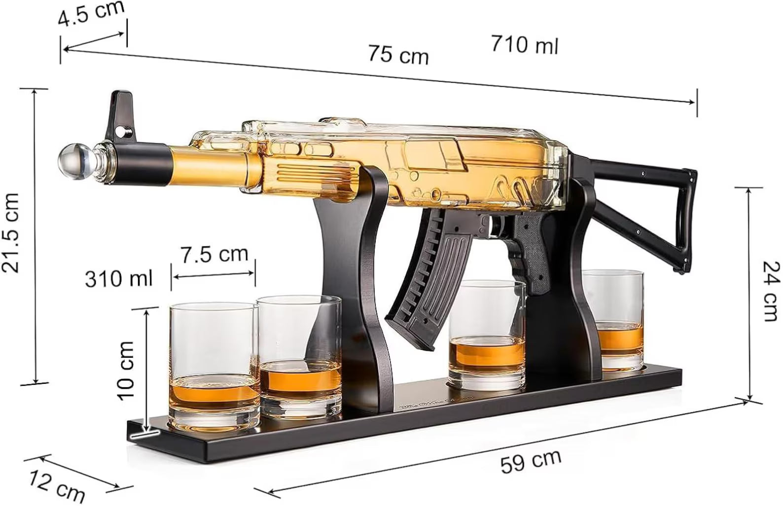 Whiskyflasche - AK-47-Edition