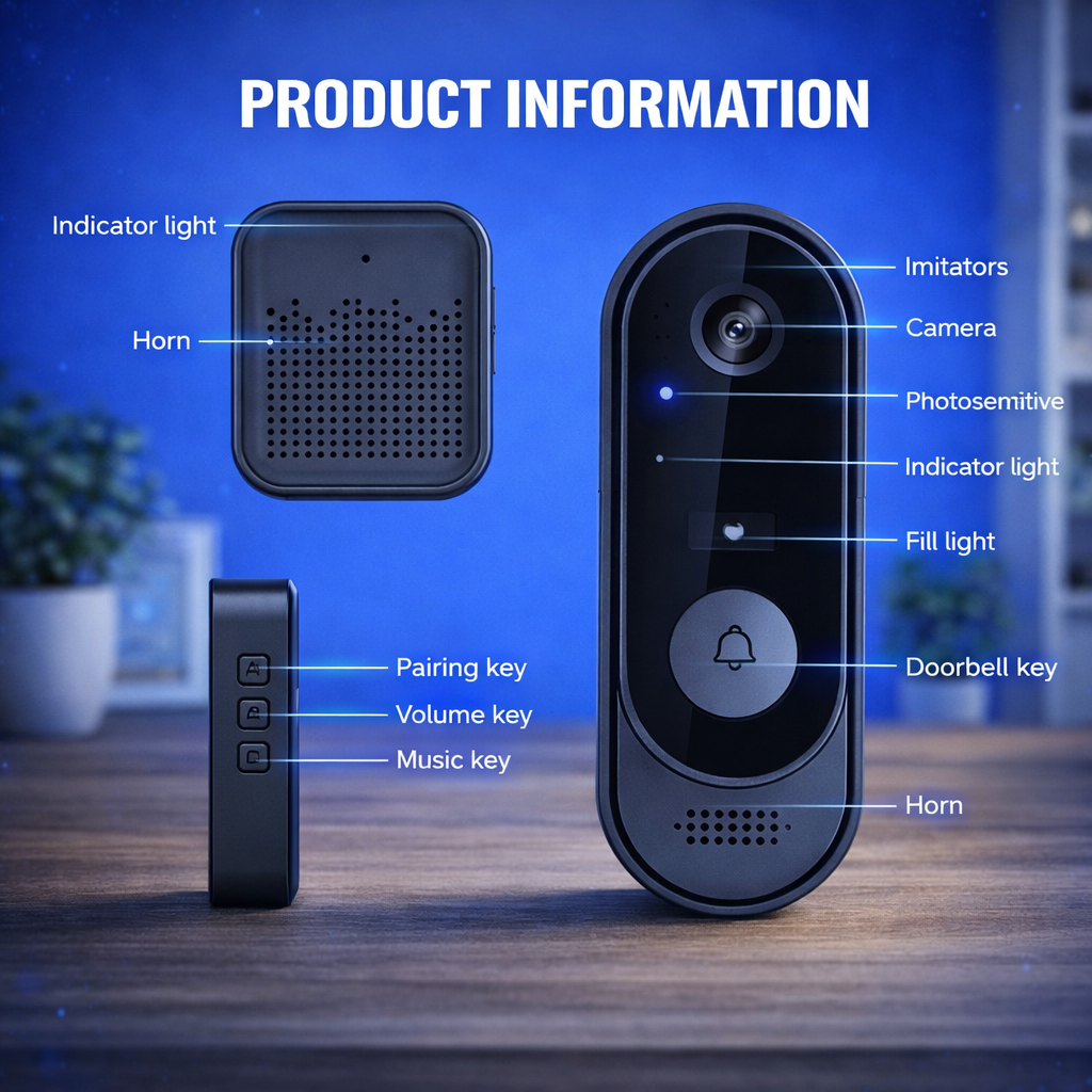Doorbell With Camera Wireless
