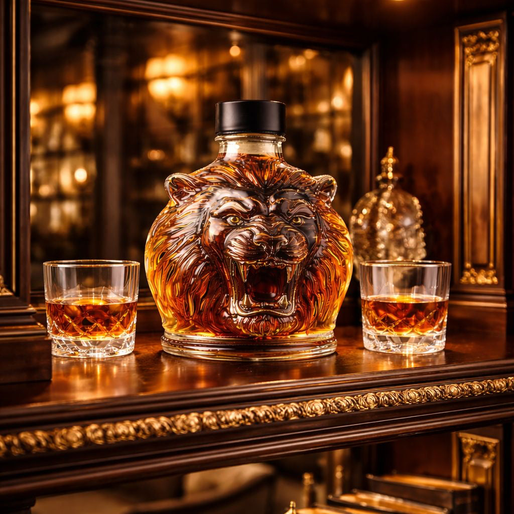 Whiskykaraffe - Löwen-Edition
