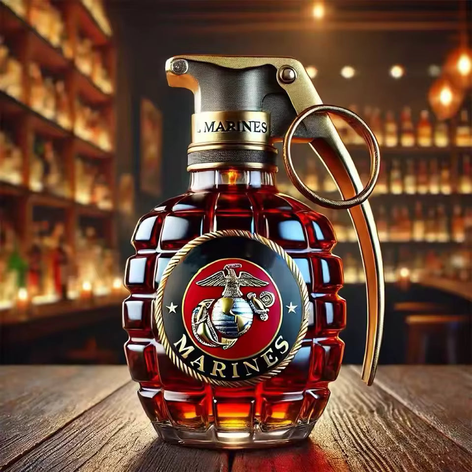 Granaten-Whiskyflasche - Die Eleganz der Granate