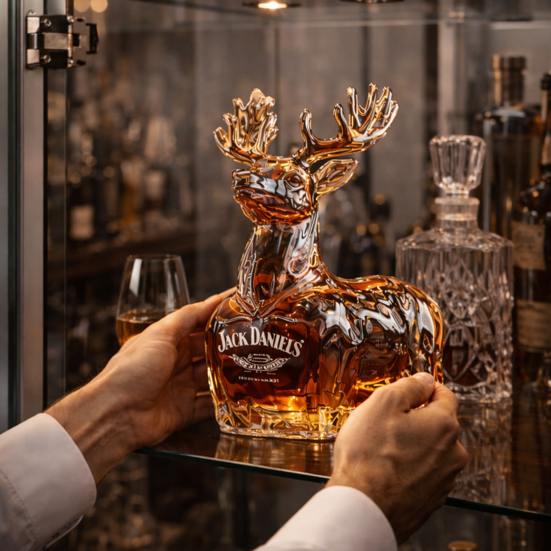 Jack Daniel's Whisky - Rentier-Weihnachtsedition: Das perfekte Geschenk für die Feiertage