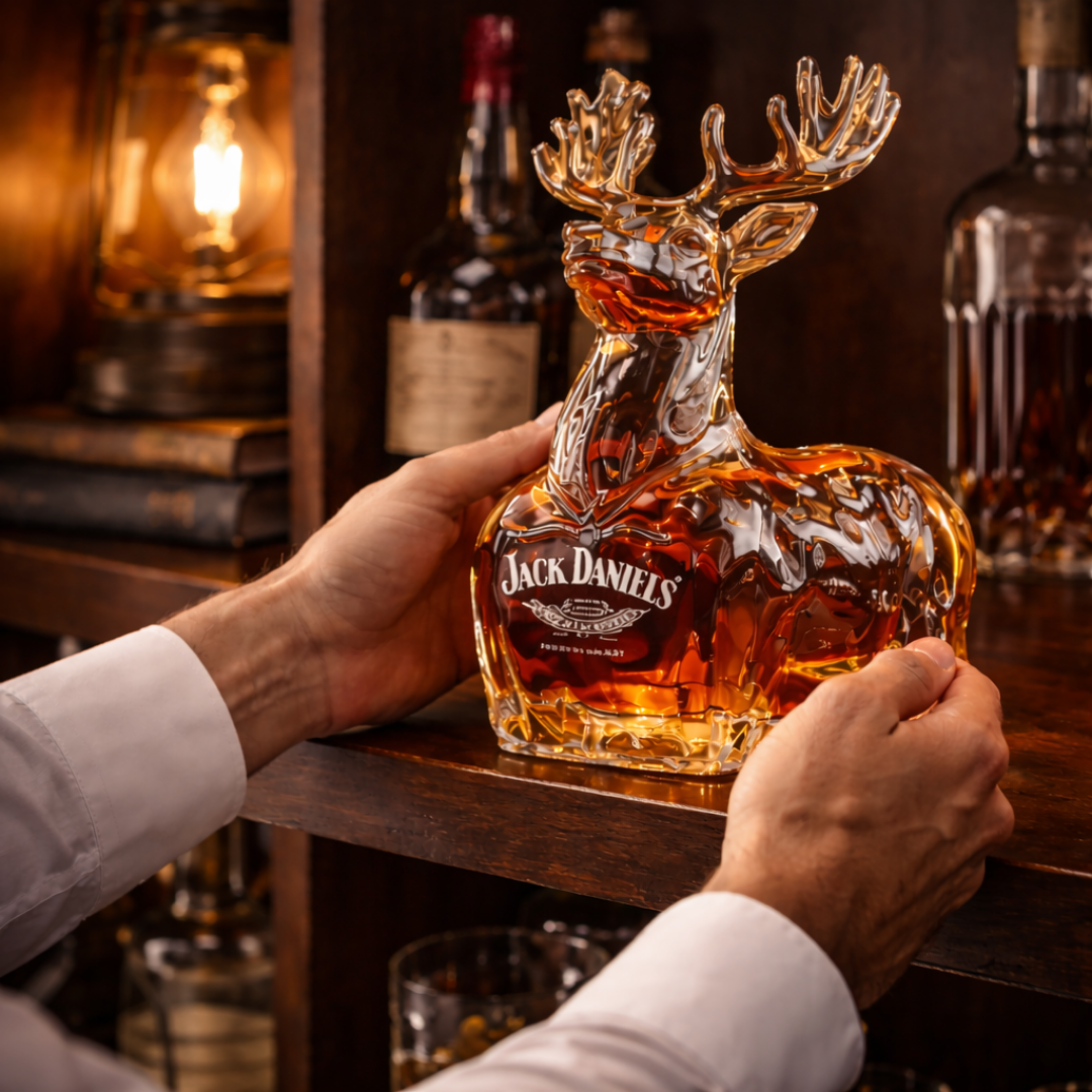 Jack Daniel's Whisky - Rentier-Weihnachtsedition: Das perfekte Geschenk für die Feiertage
