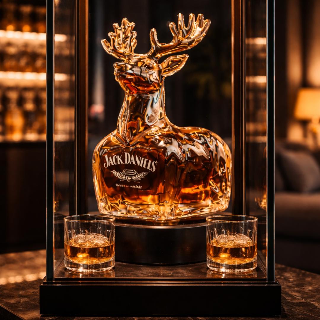 Jack Daniel's Whisky - Rentier-Weihnachtsedition: Das perfekte Geschenk für die Feiertage