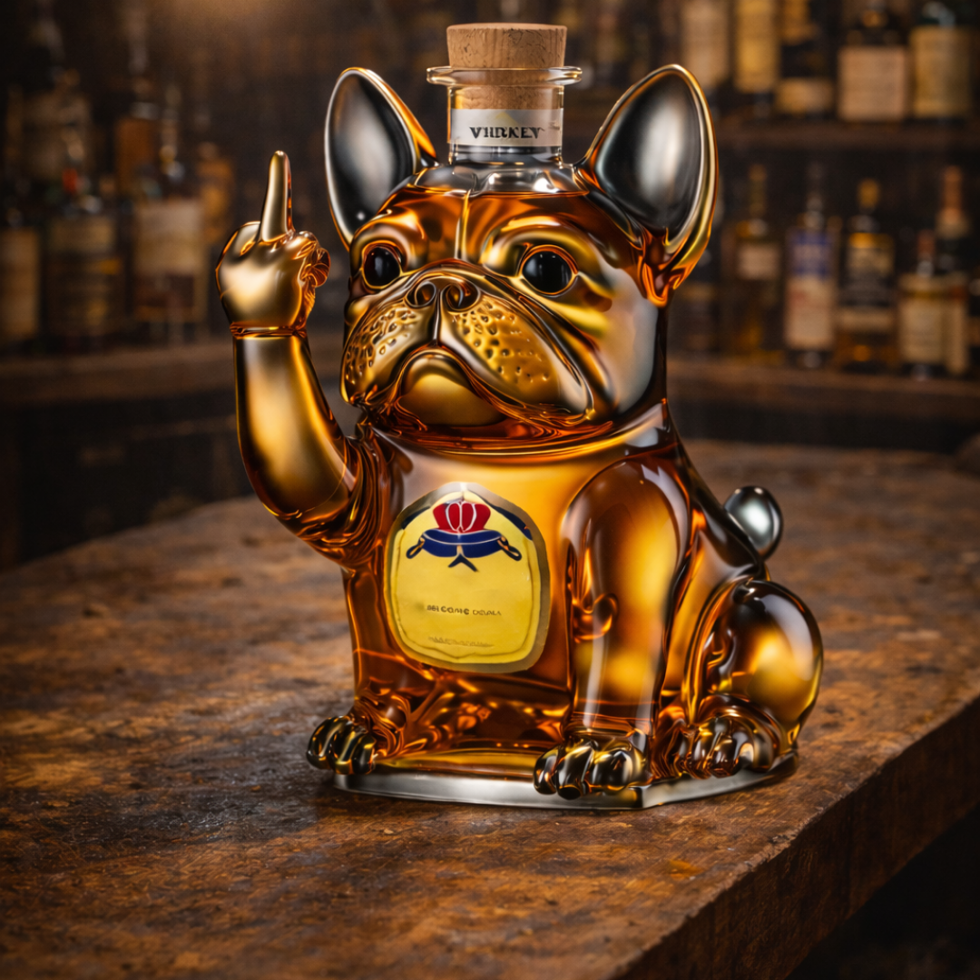 Whisky-Flachmann - Vierbeiner-Freunde-Edition