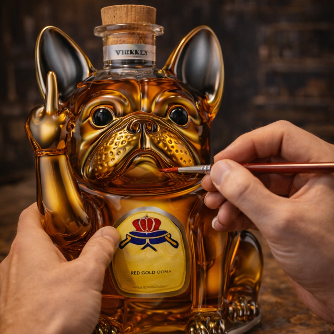 Whisky-Flachmann - Vierbeiner-Freunde-Edition