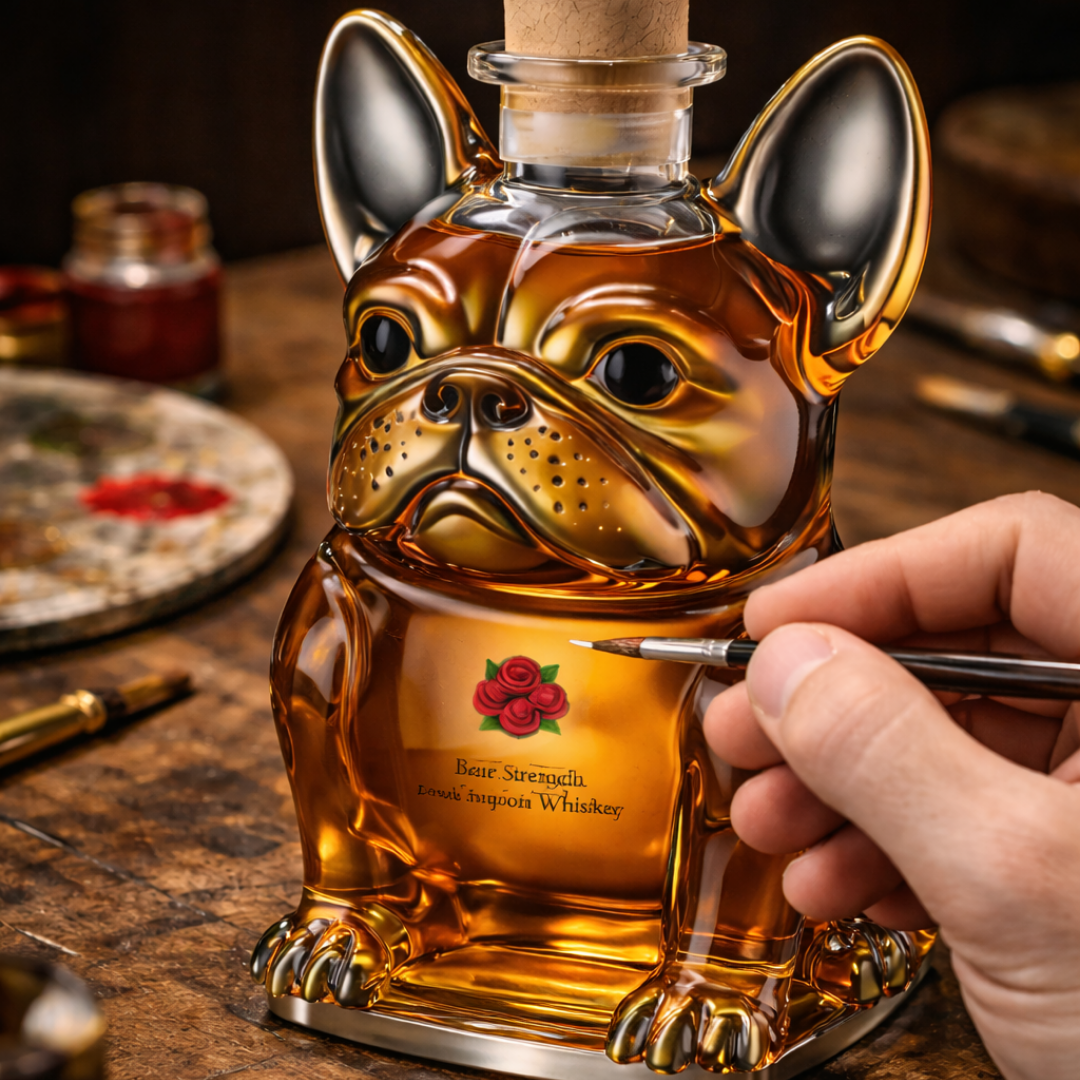 Whisky-Flachmann - Vierbeiner-Freunde-Edition