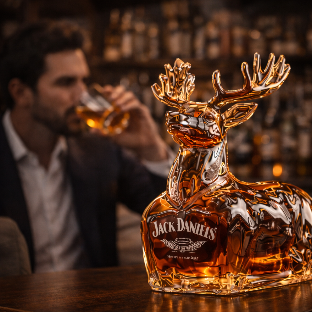 Jack Daniel's Whisky - Rentier-Weihnachtsedition: Das perfekte Geschenk für die Feiertage