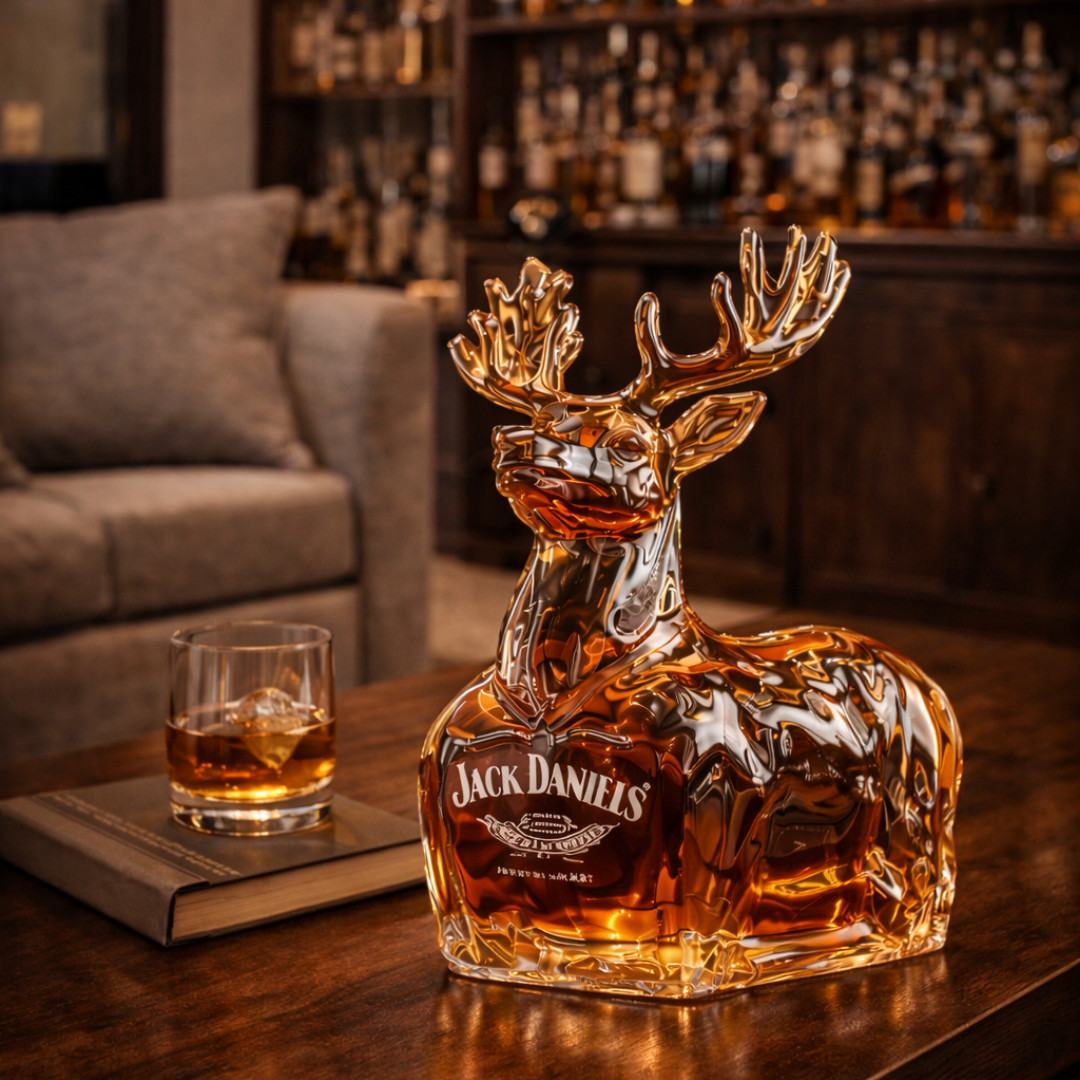 Jack Daniel's Whisky - Rentier-Weihnachtsedition: Das perfekte Geschenk für die Feiertage