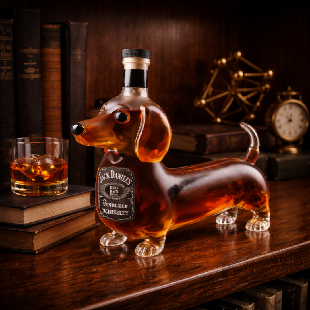 Jack Daniel's Whiskyflasche - Dackel-Edition