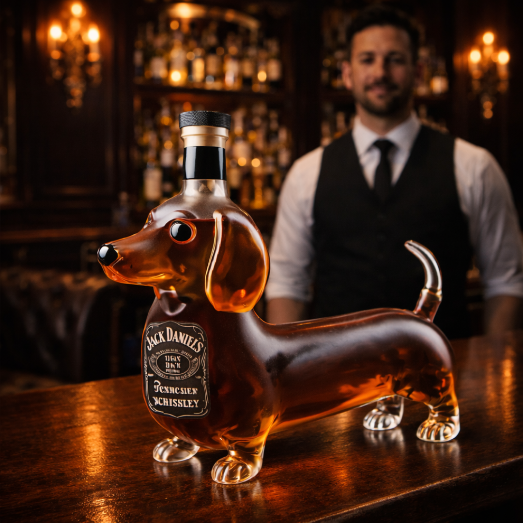 Jack Daniel's Whiskyflasche - Dackel-Edition