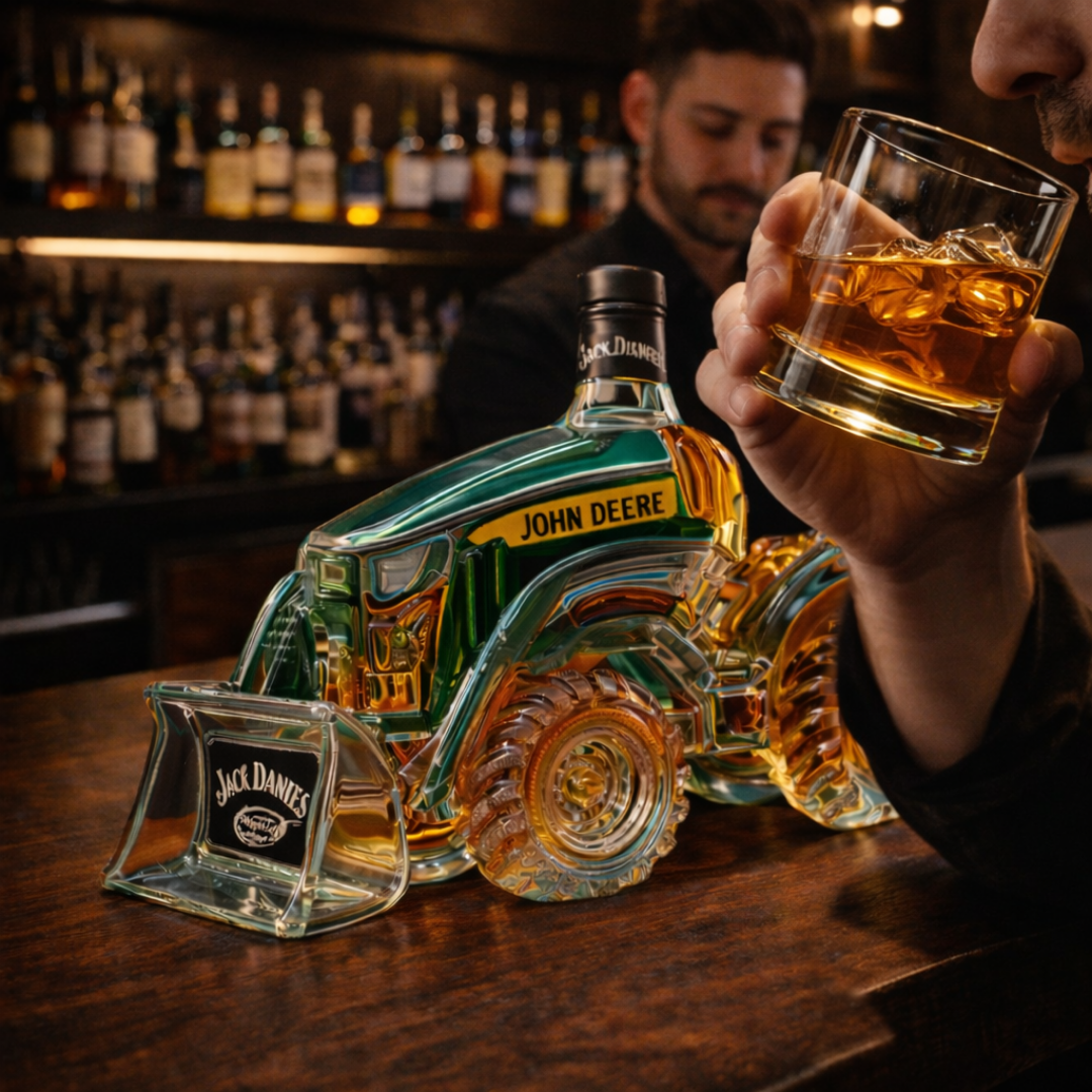 Jack Daniel's Whisky-Flachmann - Traktor-Edition