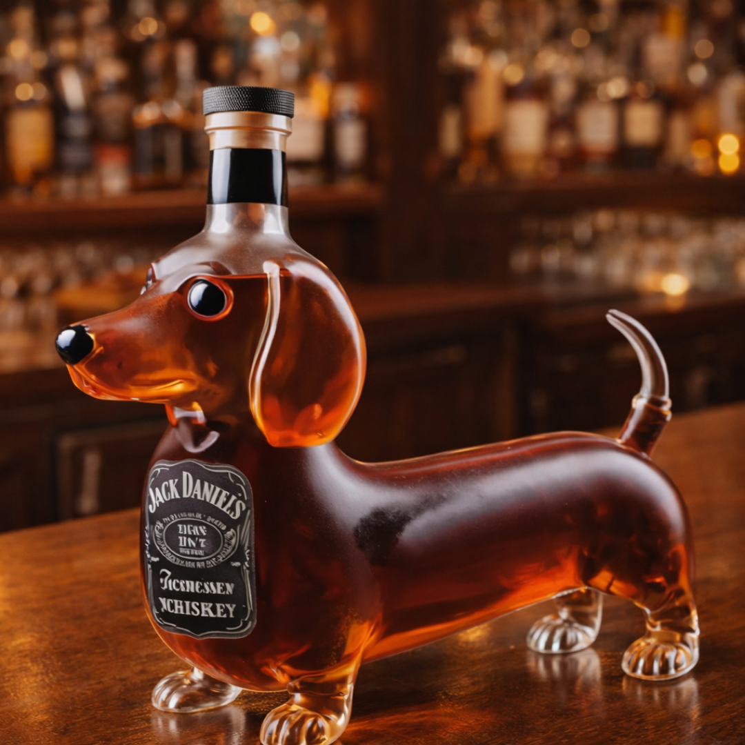 Jack Daniel's Whiskyflasche - Dackel-Edition