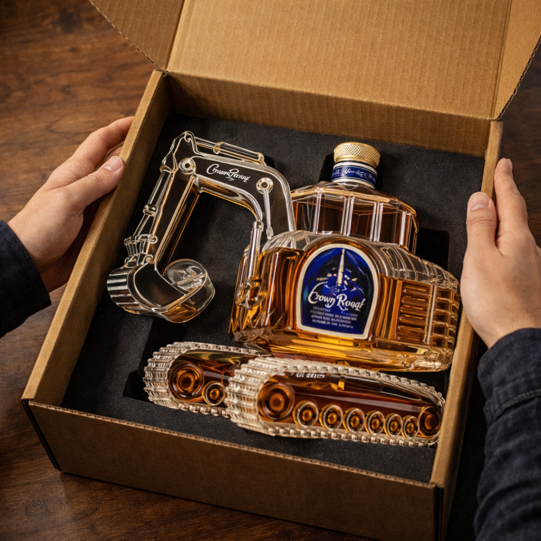 Whiskyflasche - Bagger-Edition: Die Essenz der Kraft