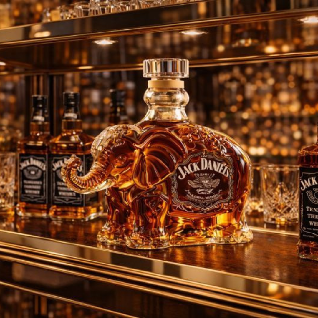 Jack Daniel's Whiskyflasche - Elefanten-Edition