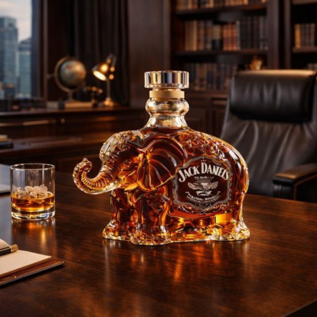 Jack Daniel's Whiskyflasche - Elefanten-Edition