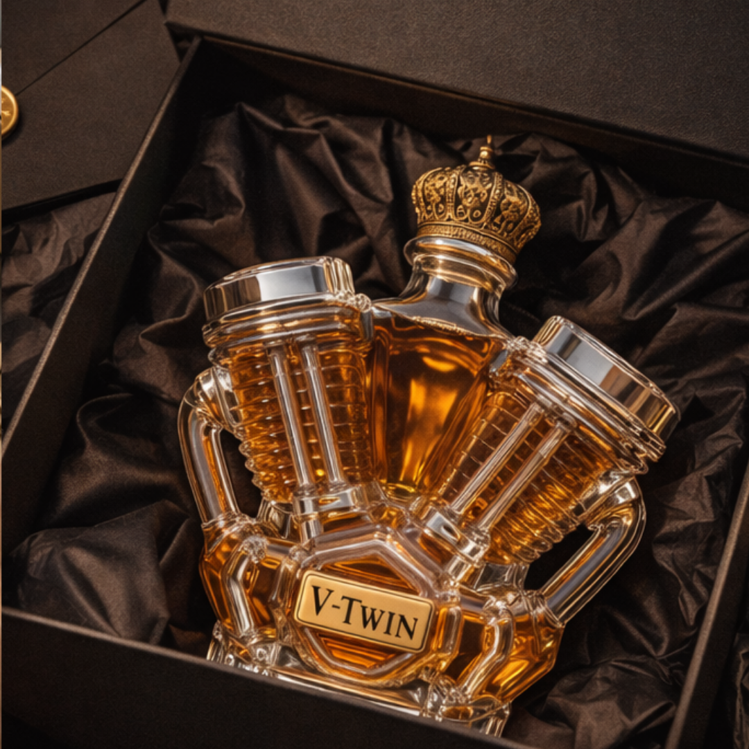 Whisky-Flachmann V8-Edition