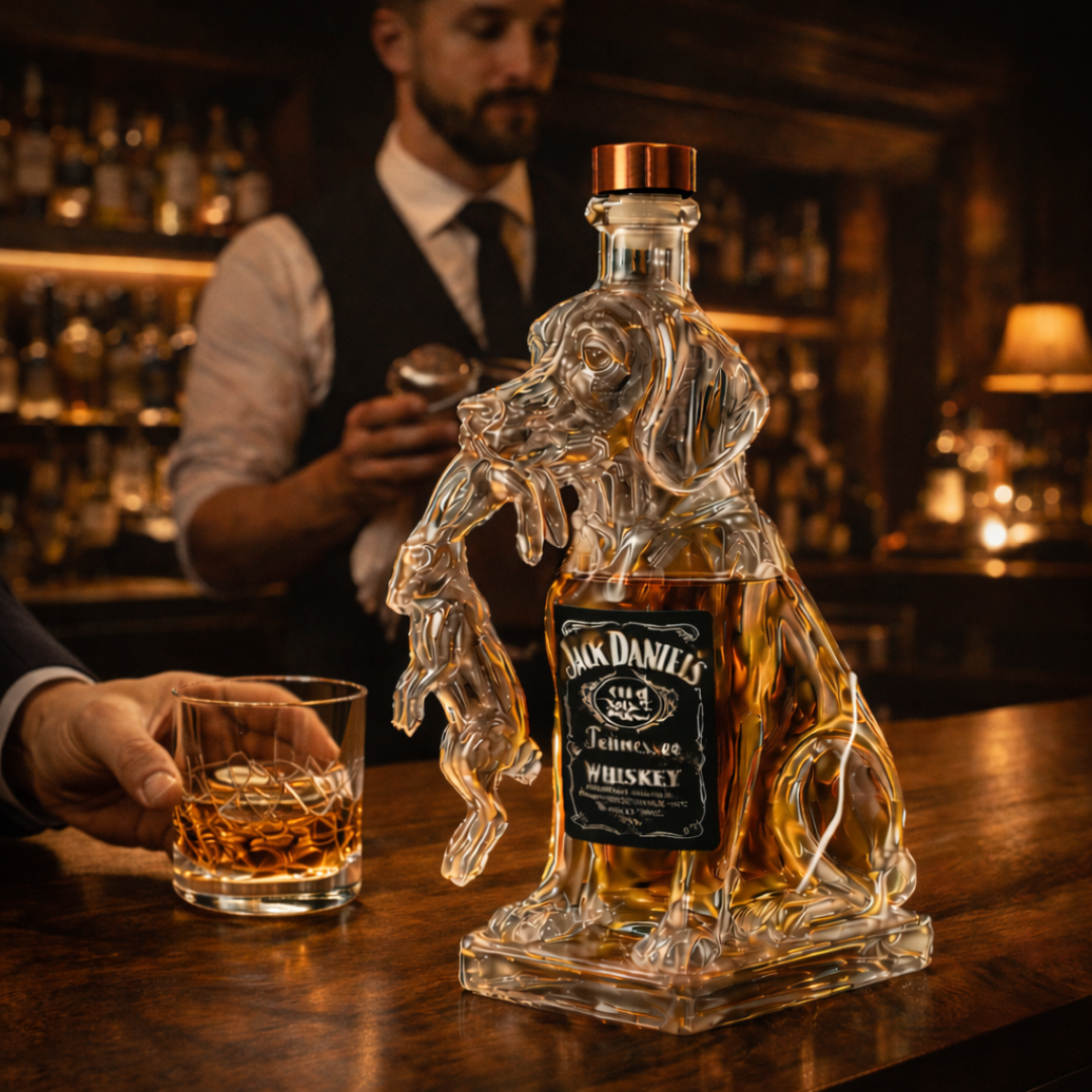 Whiskeyflasche - Sonderedition Treue Freunde