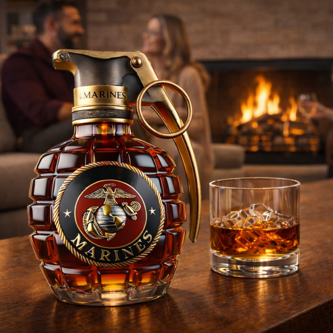 Granaten-Whiskyflasche - Die Eleganz der Granate