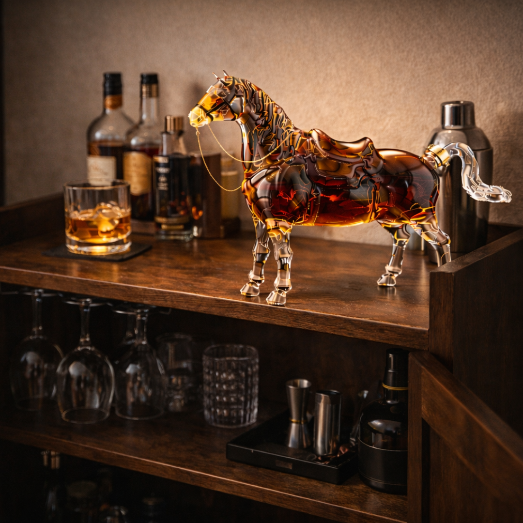 Whisky-Dekanter - Pferde-Edition