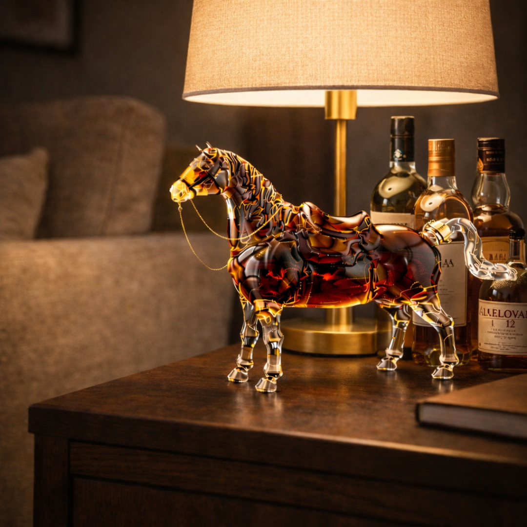 Whisky-Dekanter - Pferde-Edition