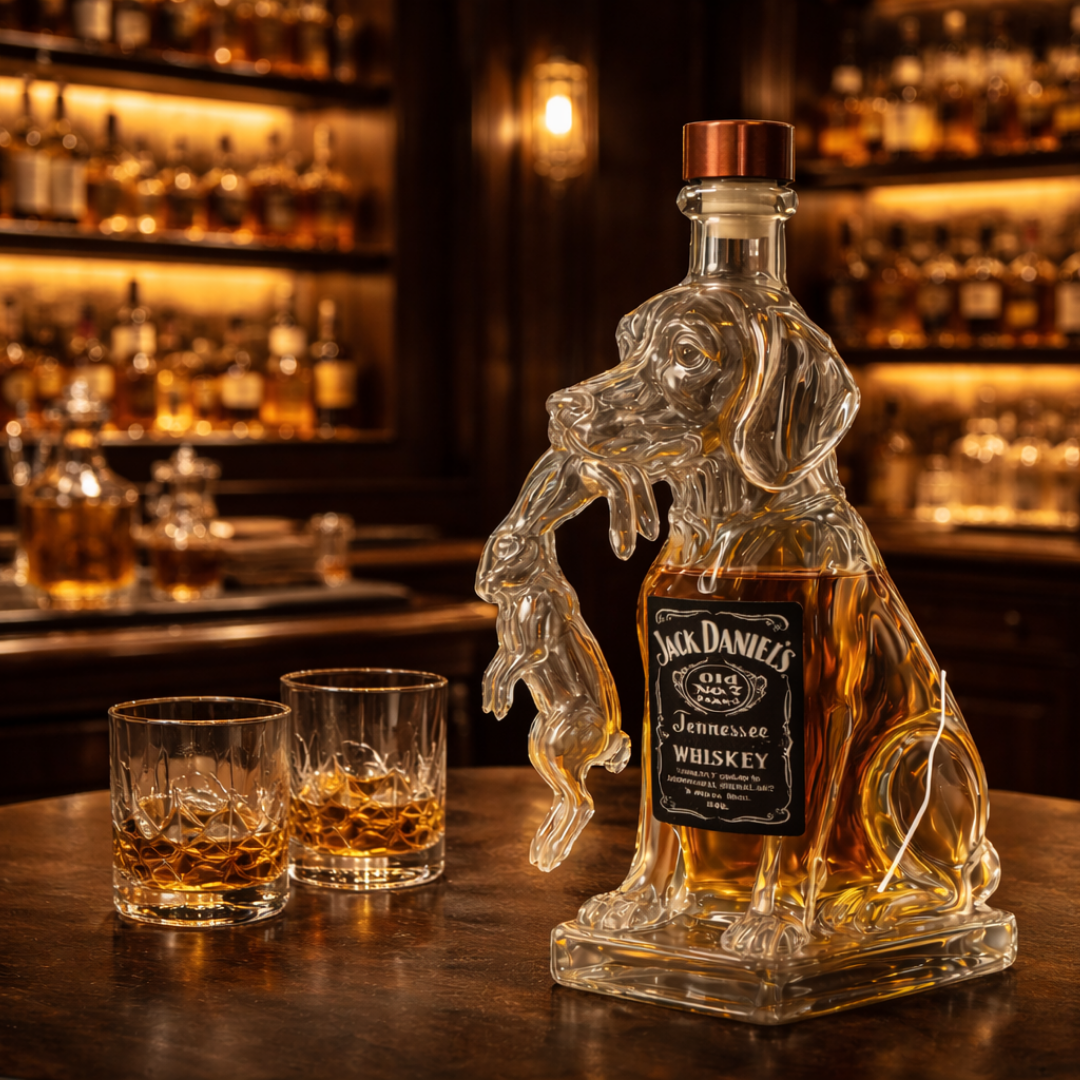 Whiskeyflasche - Sonderedition Treue Freunde
