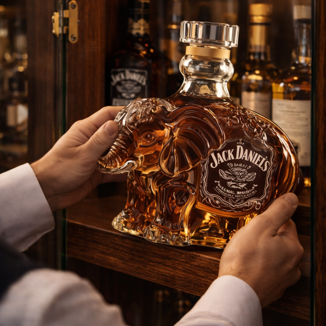 Jack Daniel's Whiskyflasche - Elefanten-Edition