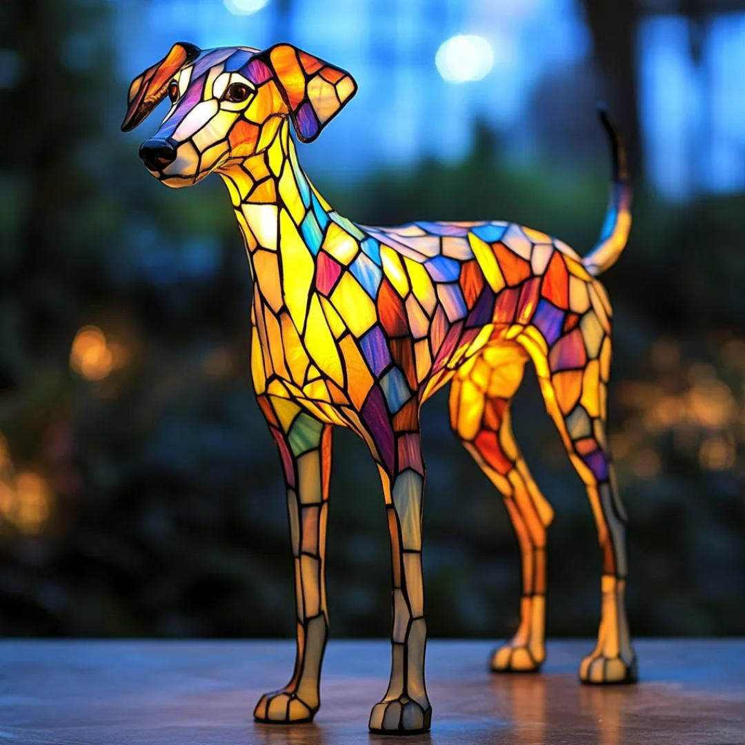 Whippet – Lampada in Vetro Colorato LED