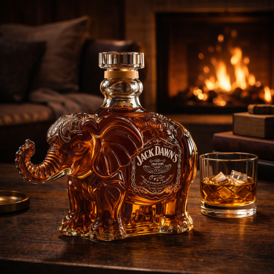 Jack Daniel's Whiskyflasche - Elefanten-Edition