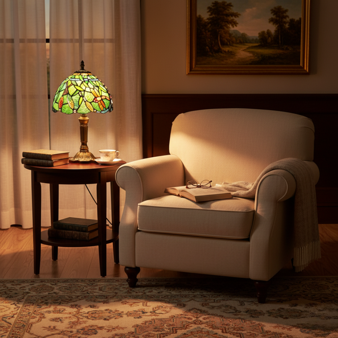 Lampada LED in Vetro Colorato Mediterraneo