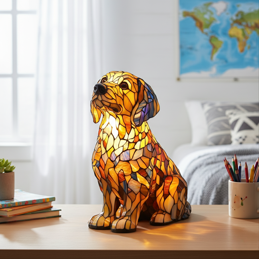 Golden Retriever Aurora – Lampada Radiante