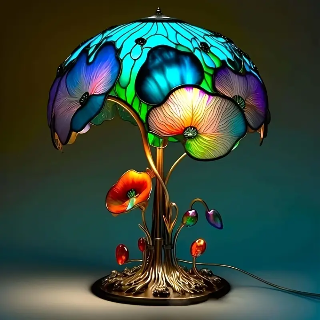 Fungo – Lampada Boho Chic con Motivi Floreali