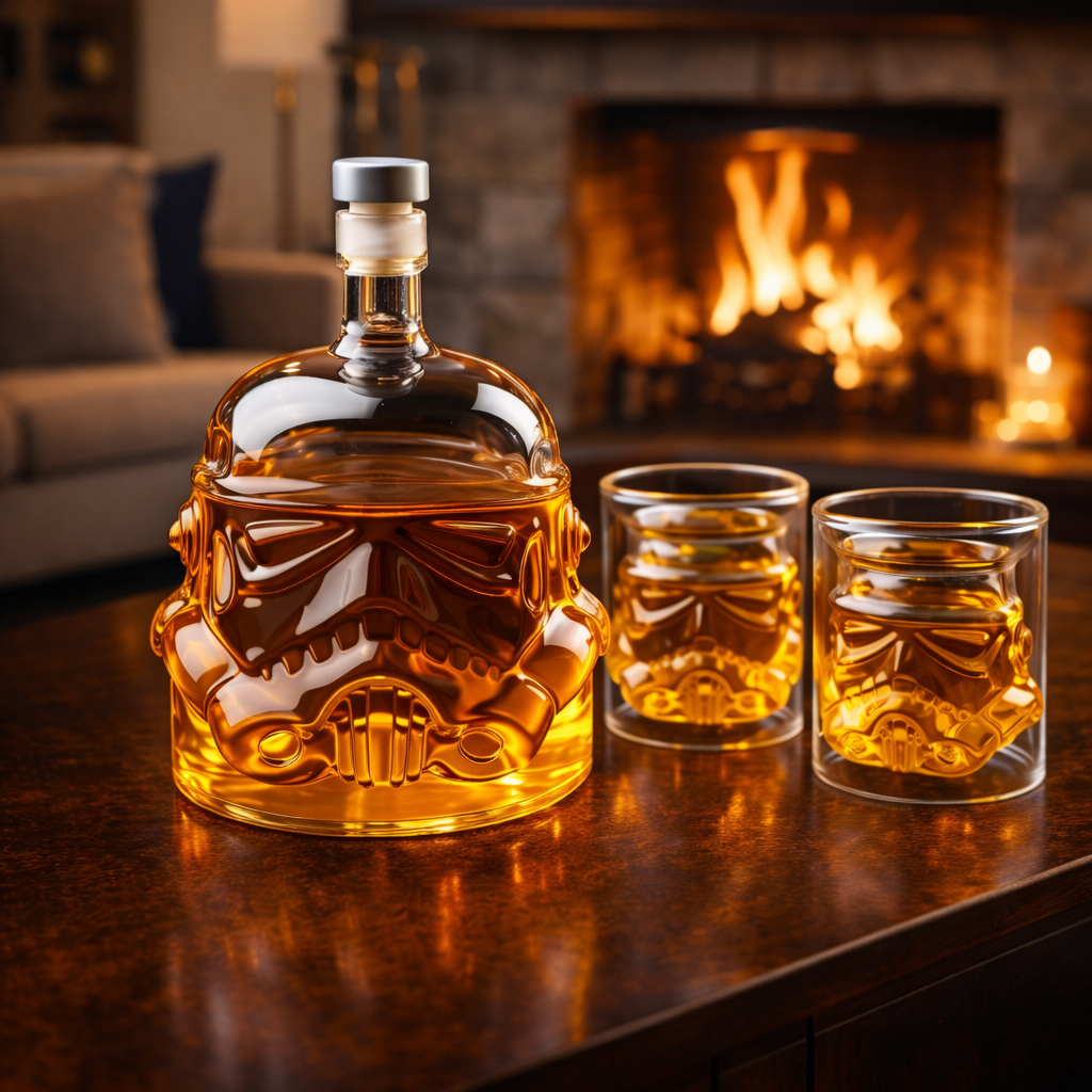 Whisky-Verkostungsset: Elegante Karaffe und Gläser