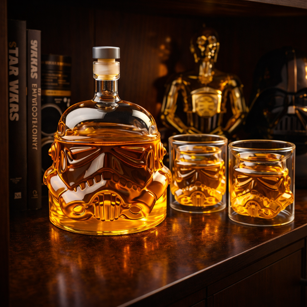 Whisky-Verkostungsset: Elegante Karaffe und Gläser