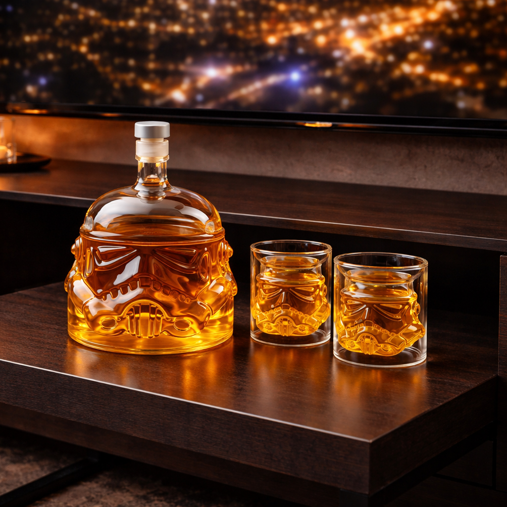 Whisky-Verkostungsset: Elegante Karaffe und Gläser