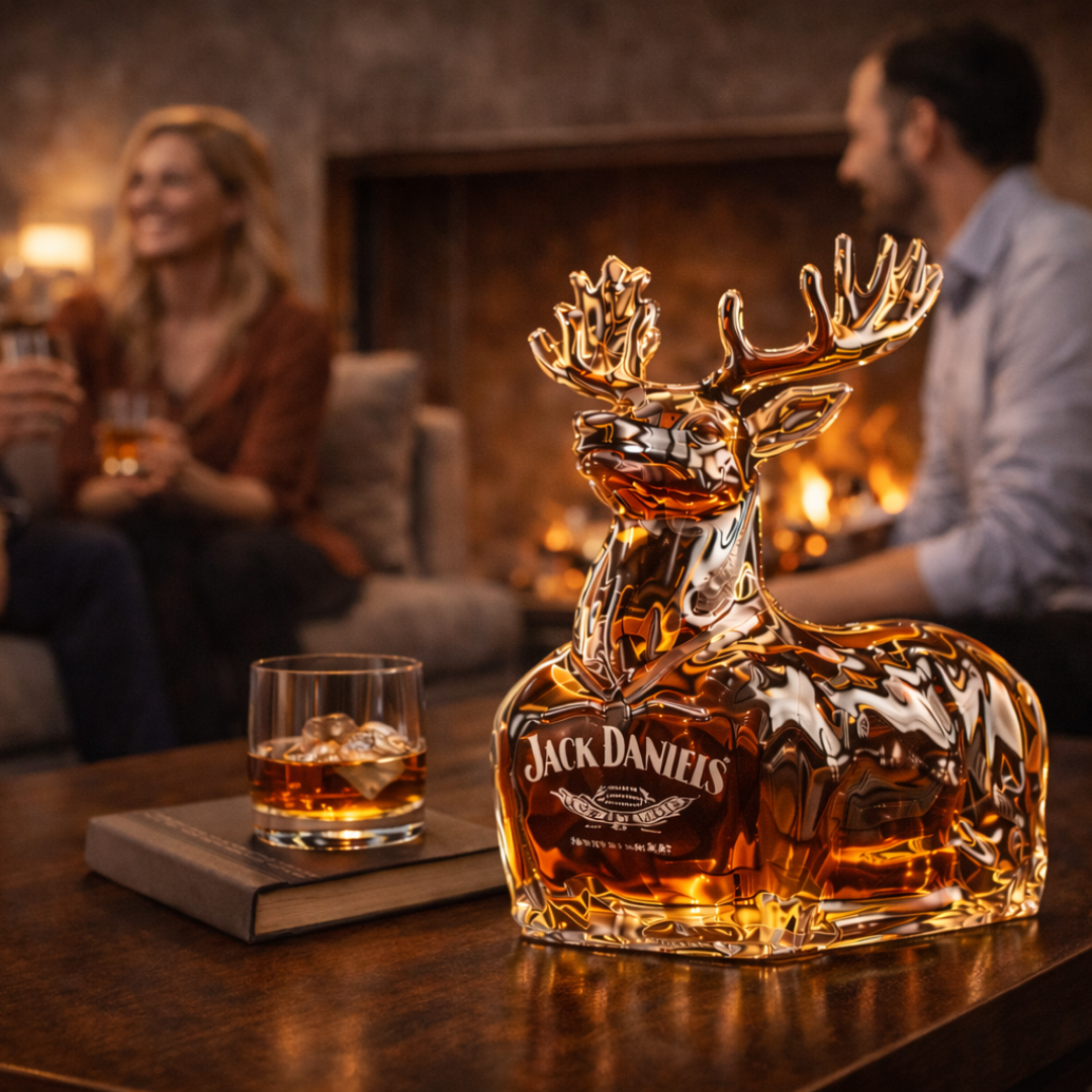 Jack Daniel's Whisky - Rentier-Weihnachtsedition: Das perfekte Geschenk für die Feiertage