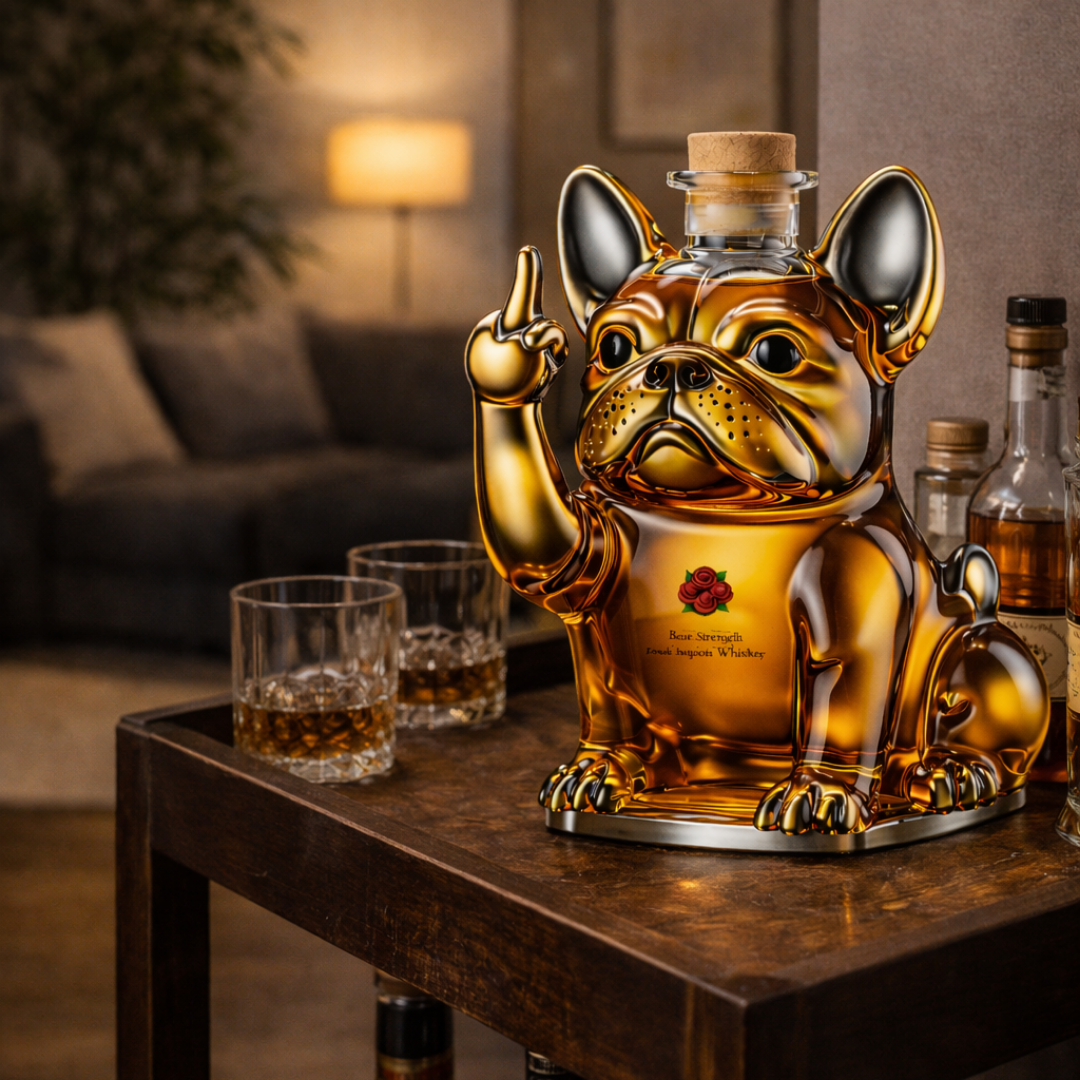 Whisky-Flachmann - Vierbeiner-Freunde-Edition