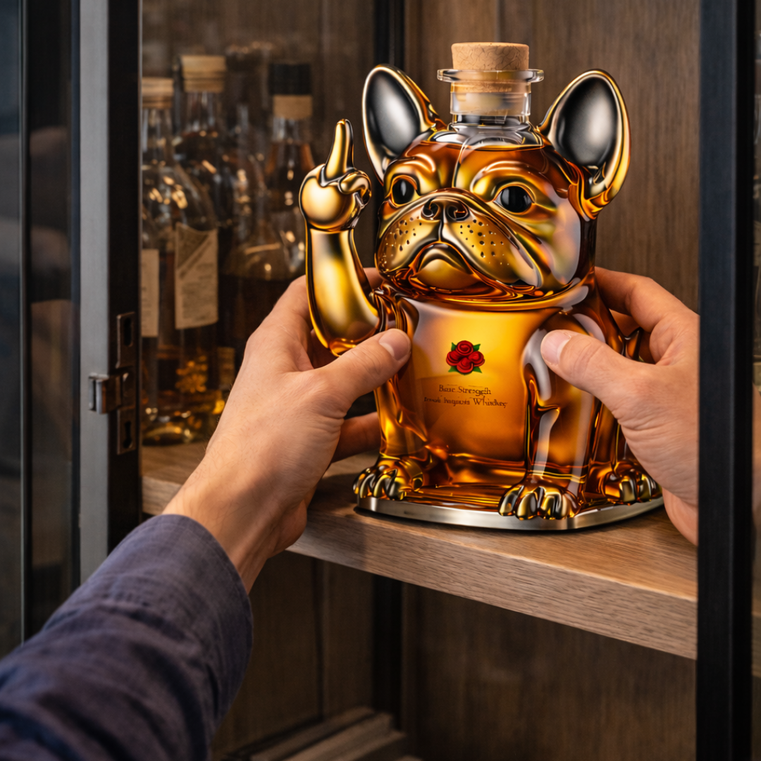 Whisky-Flachmann - Vierbeiner-Freunde-Edition
