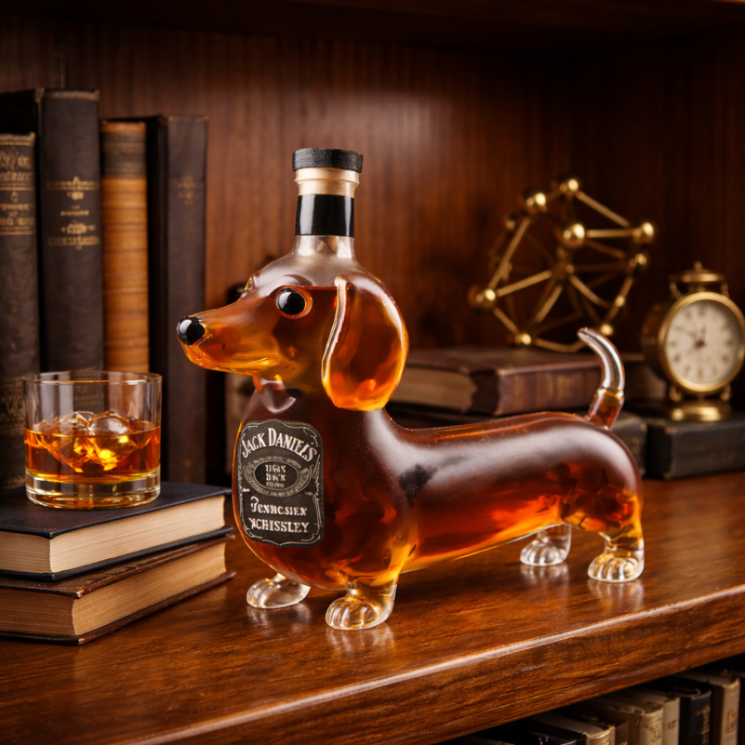 Jack Daniel's Whiskyflasche - Dackel-Edition