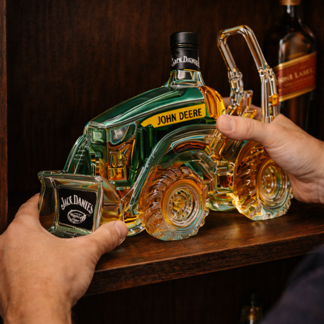 Jack Daniel's Whisky-Flachmann - Traktor-Edition
