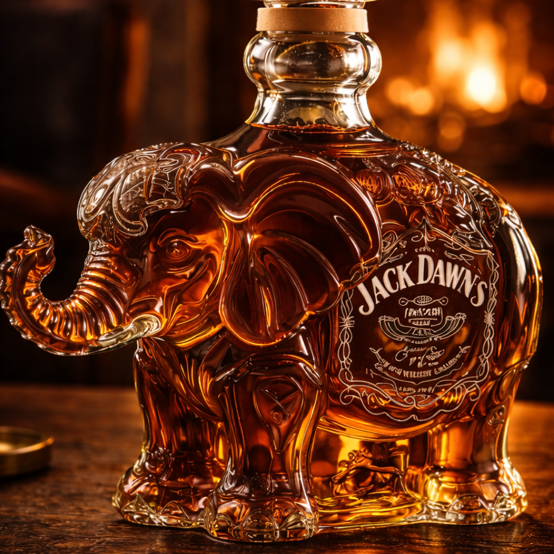 Jack Daniel's Whiskyflasche - Elefanten-Edition