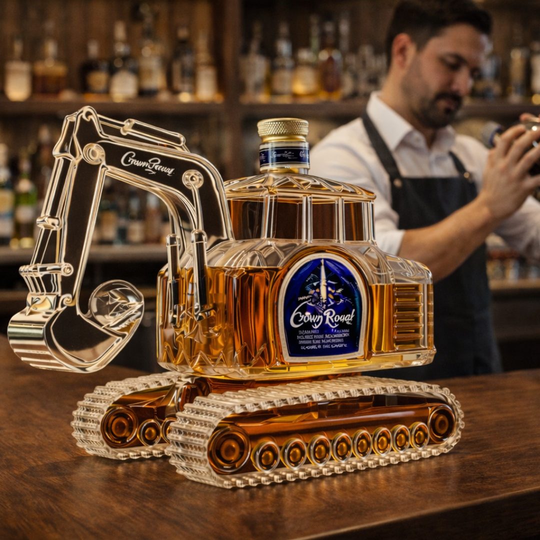 Whiskyflasche - Bagger-Edition: Die Essenz der Kraft
