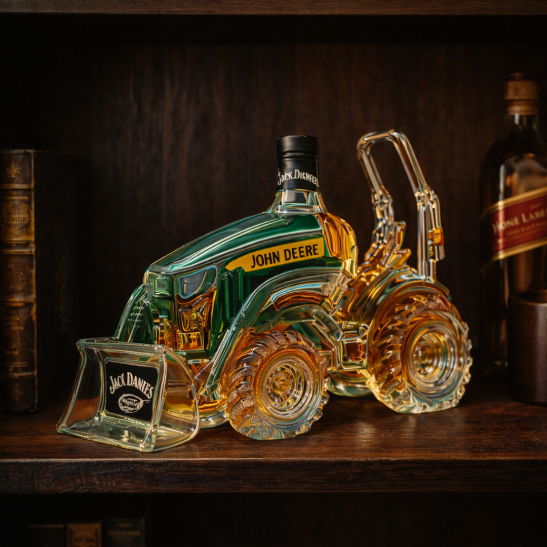 Jack Daniel's Whisky-Flachmann - Traktor-Edition