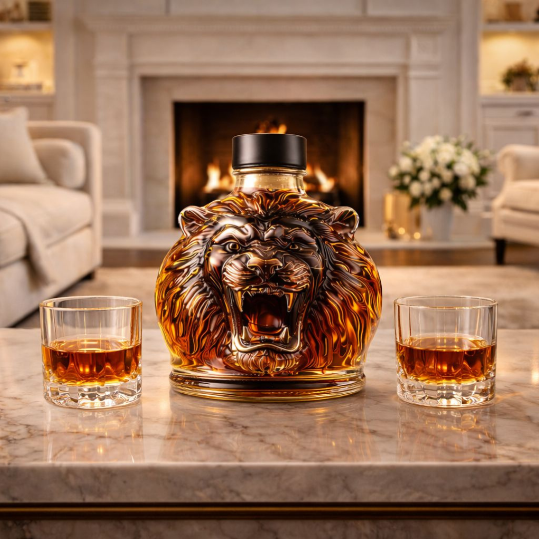 Whiskykaraffe - Löwen-Edition