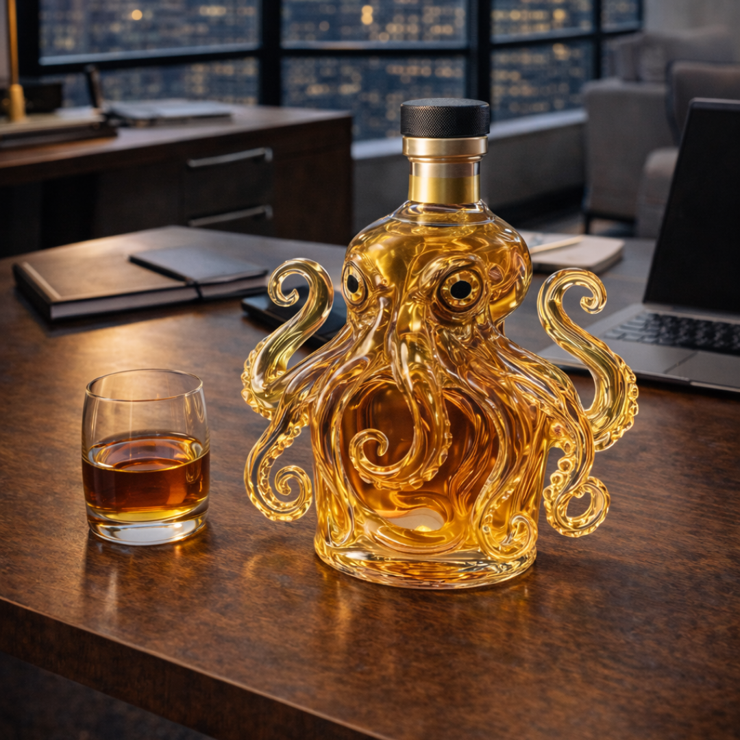 Whiskyflasche Oktopus-Edition